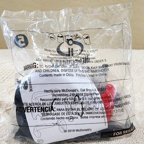 Disney Incredibles 2 LEVITATING JACK-JACK #5 NIP - 2018 McDonalds Happy Meal Toy - Picture 4 of 5